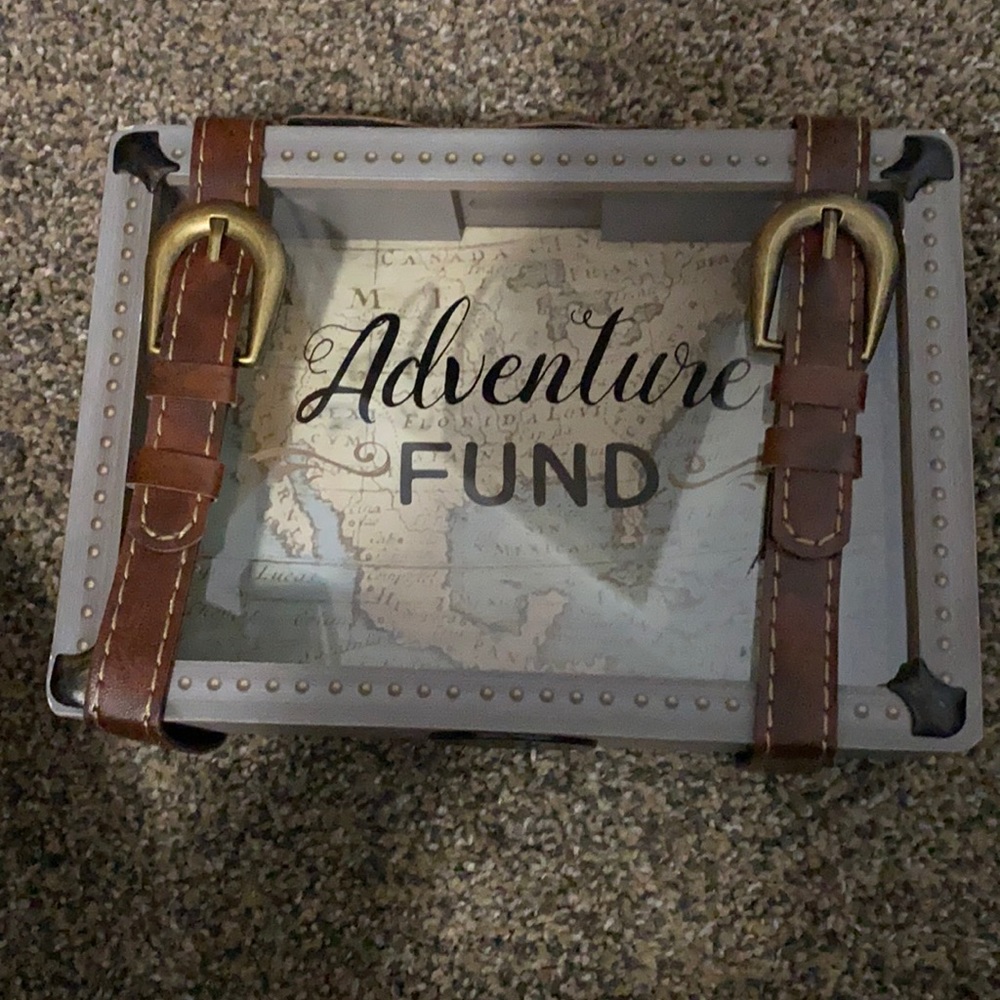 Adventure fund piggy bank